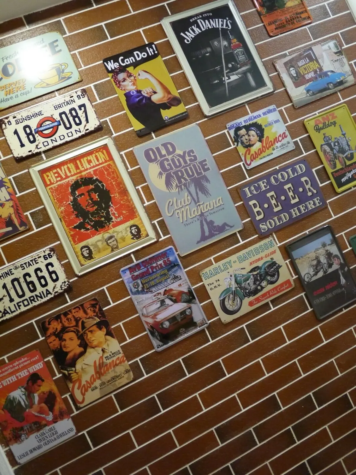 Металлический жестяной знак route 66 hignway to hell Bar Pub Home Vintage Retro плакат для кафе 20x30 см |