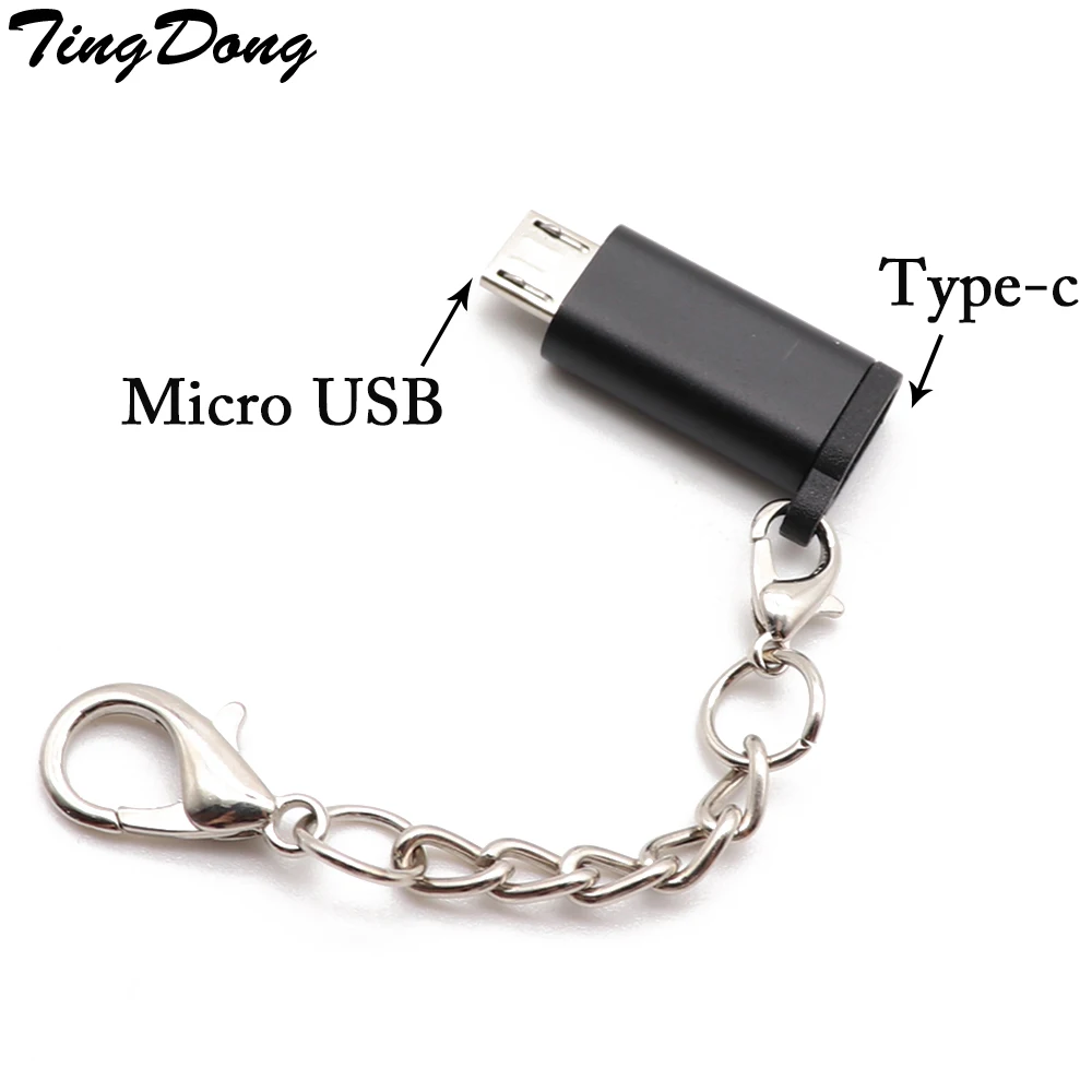 Кабель адаптер Micro USB TingDong переходник типа Папа папа мама OTG для передачи