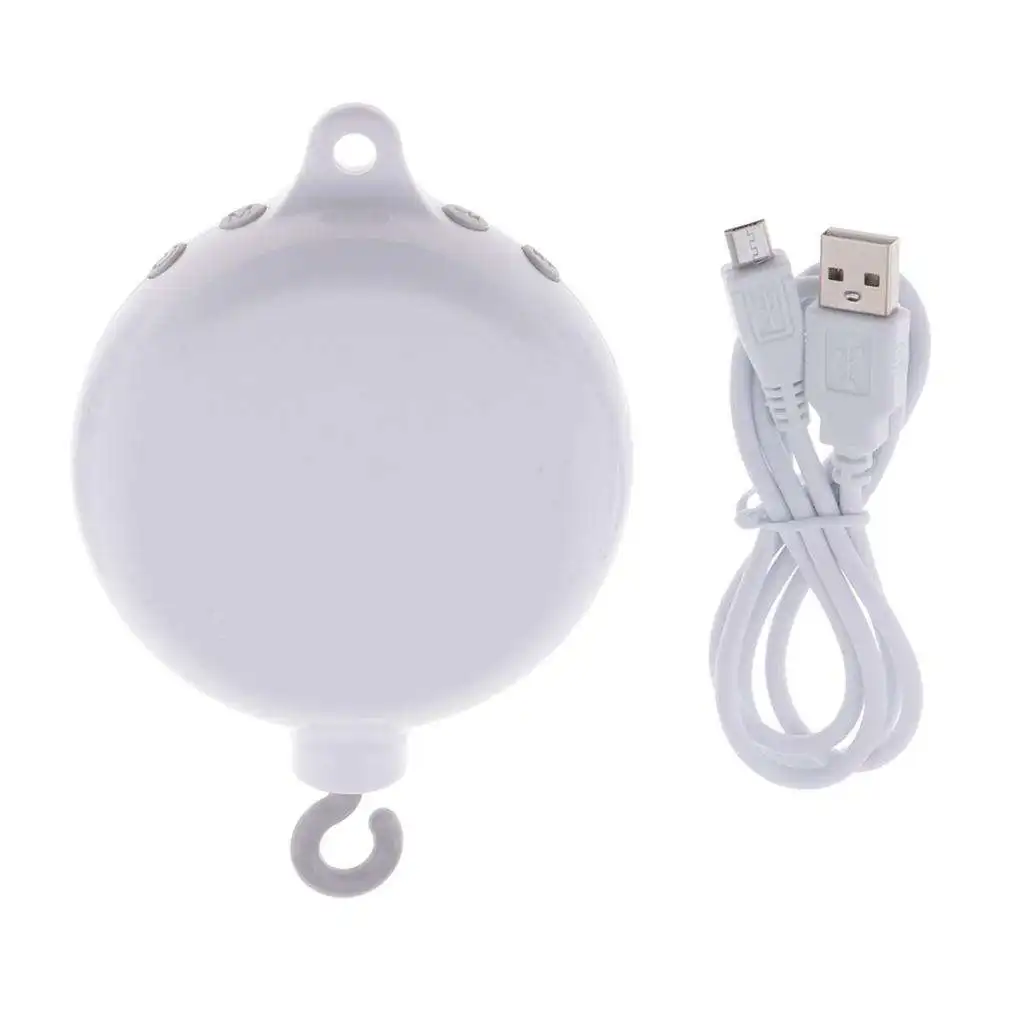 

Вращающаяся детская кровать♩Музыкальный колокольчик подвесная игрушка♬Детский спутник USB