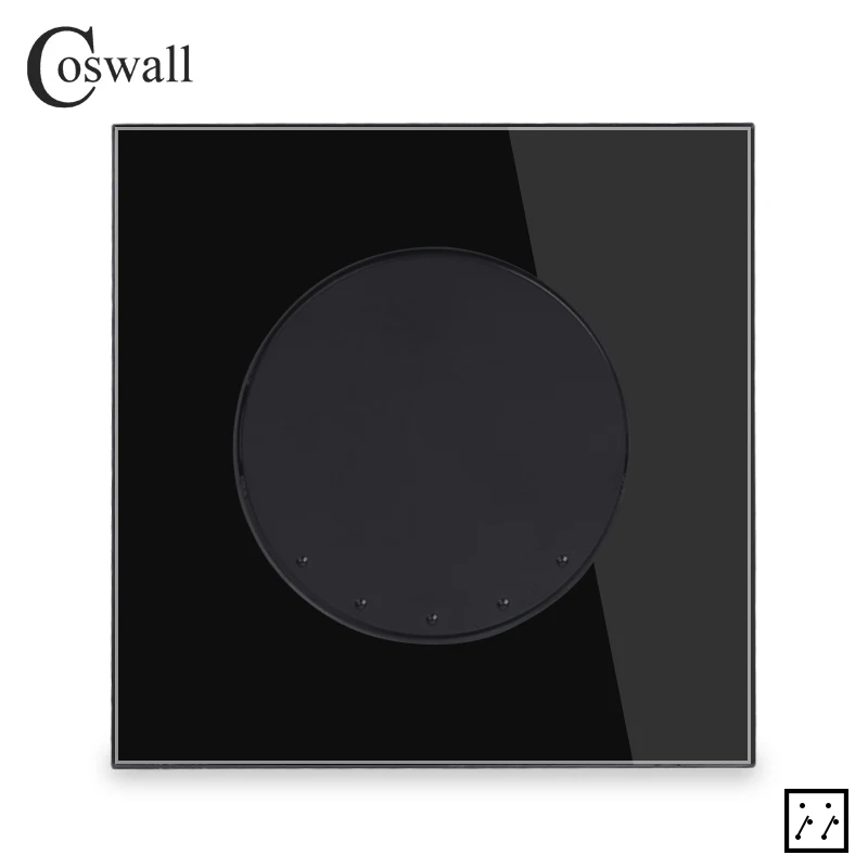 Переключатель освесветильник Coswall стеклянная панель 1 комплект 3 направления