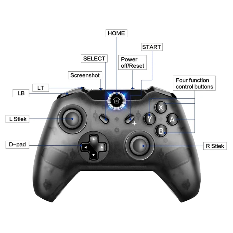 Беспроводной контроллер для Nintendo Switch Bigaint Pro совместимый с Windows PC Game Handle |