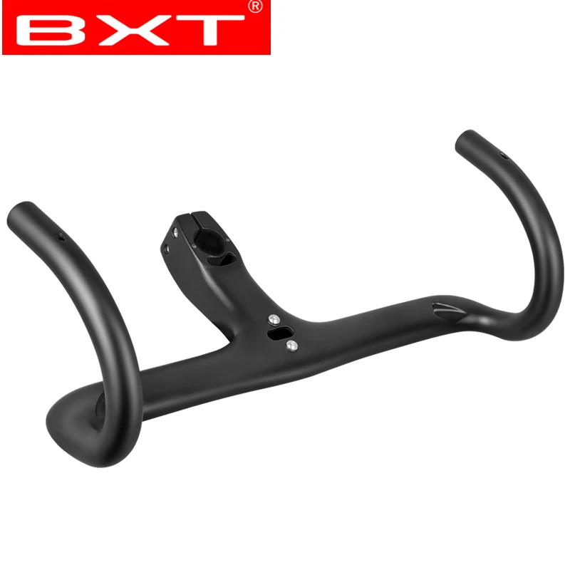 Pаспродажа Руль велосипеда из углеродного волокна снижает сопротивление изогнутая штанга усиление запчастей для велосипеда внутренняя прокладка угл...