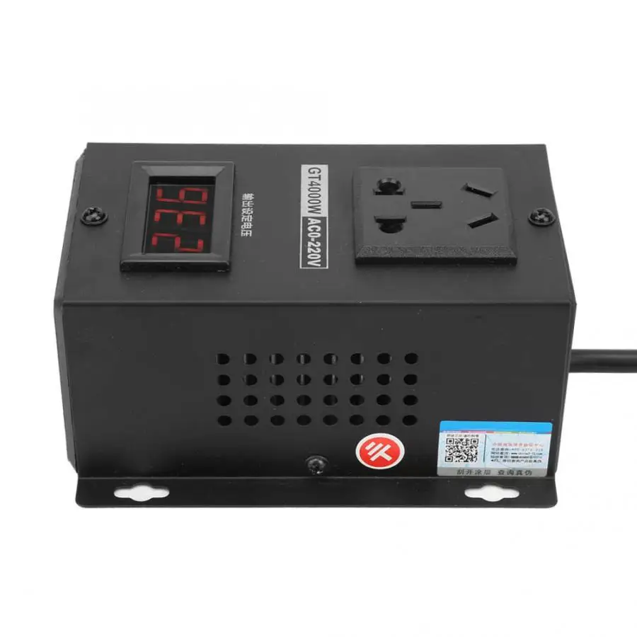 Регулятор напряжения 4000 Вт высокоточный Регулируемый тиристор электронный