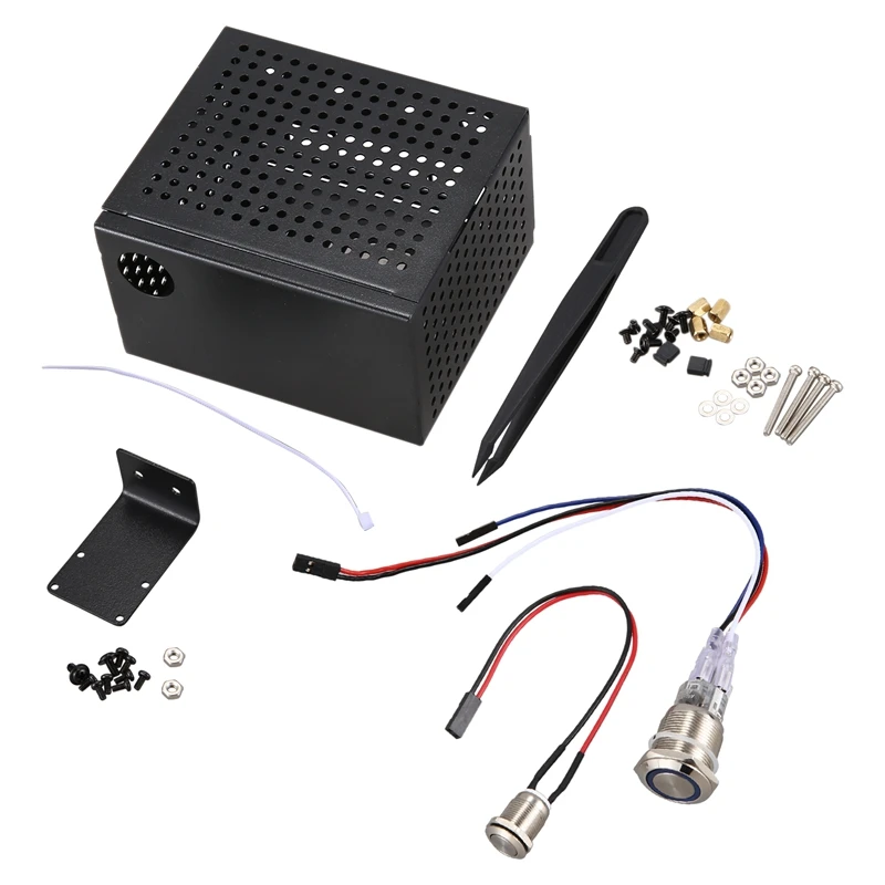 

Metal Case Enclosure With Power & Reset Control Switch For Jetson Nano Developer Kit A02 / B01