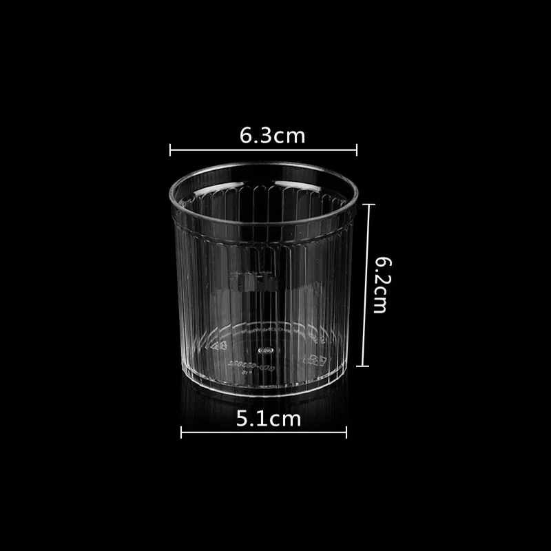 

50pcs High quality round clear pudding jelly yogurt dessert plastic cups 135ml small diy partry favors cake mousse pastry cup