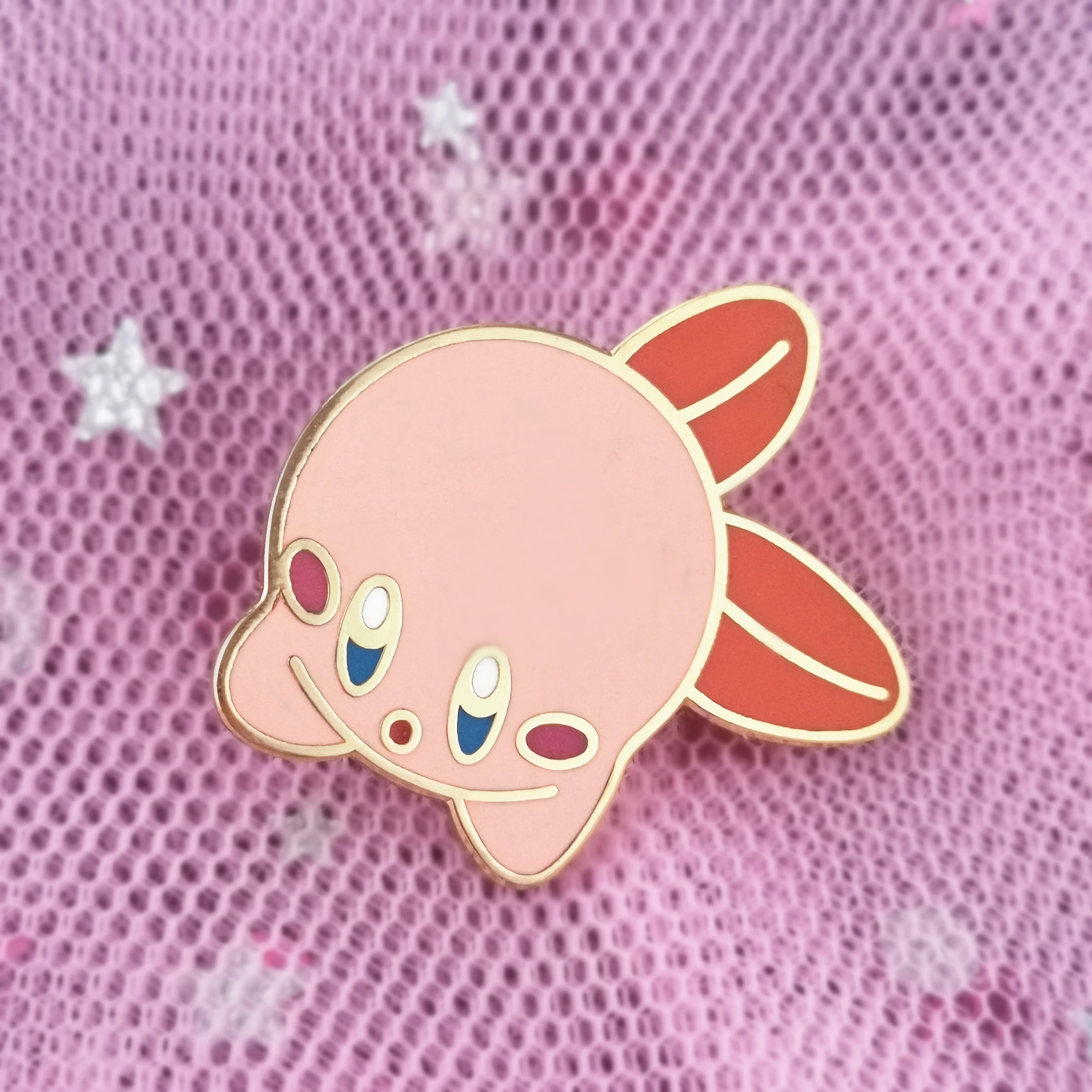 

Kawaii Pink Elves Hard Enamel Pin Cute Cartoons Pastel Kabii Brooch Video Game Collect Medal Jewelry Unique Gift
