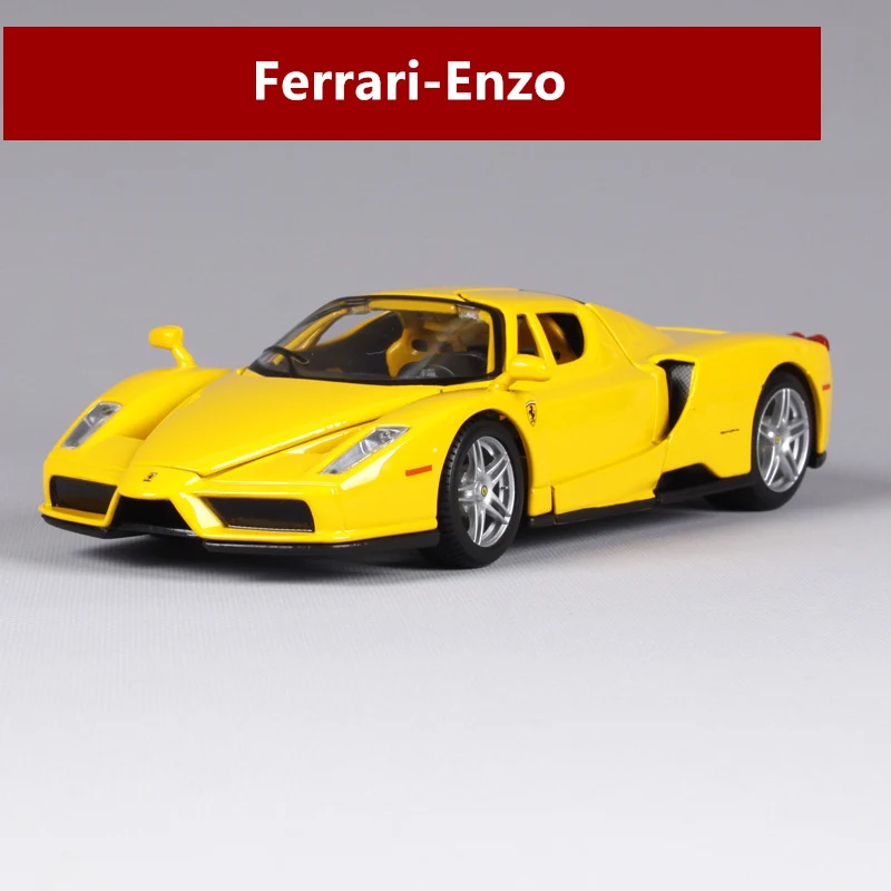 Enzo Bburago 1:24 Ferrari 250GT коллекция производитель авторизованный имитационный сплав модель автомобиля украшения Коллекция игрушек инструменты - Color: Enzo