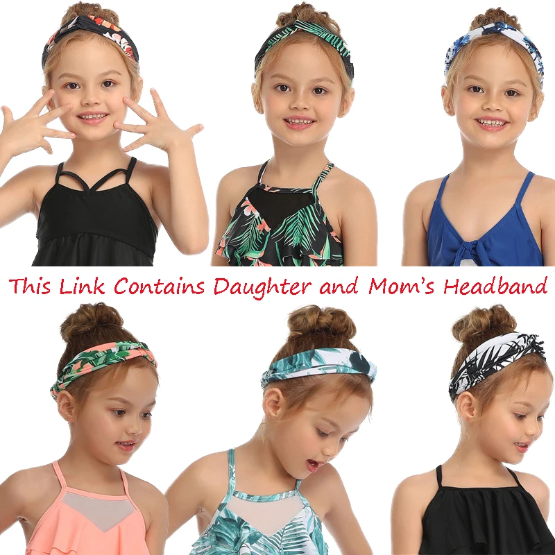 Женский купальник бикини Детские купальники для женщин малышей детей девочек