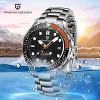 2021 new pagani design mens automatic watches sapphire mechanical watch stainless steel wristwatch mens waterproof clock male
