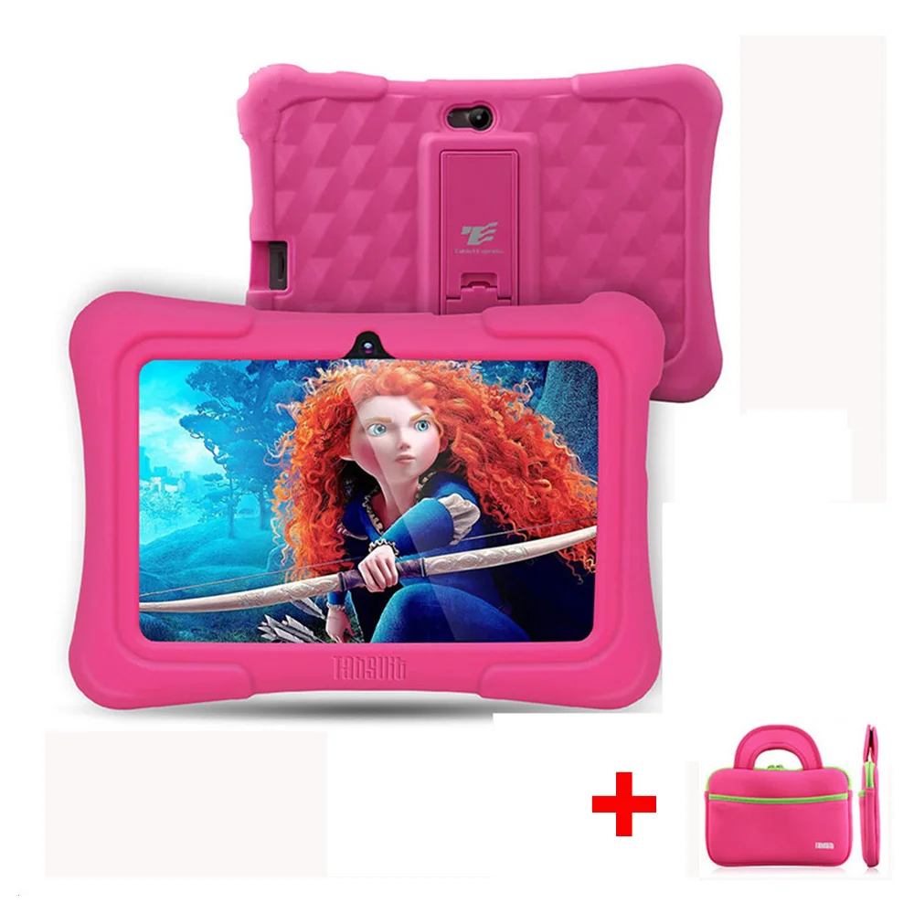 Dragon Touch Y88X Plus, 7 дюймов, детский планшет, для детей, 16 ГБ, четырехъядерный, Android 8,1+, сумка для планшета+ защита экрана, подарки для детей - Комплект: Комплект 3