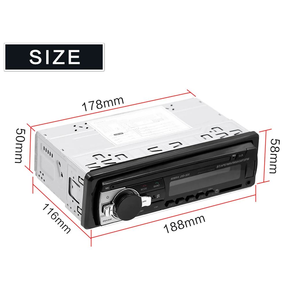 Mp3-плеер In-Dash с поддержкой Bluetooth автомобильный стерео цифровой медиаприемник |