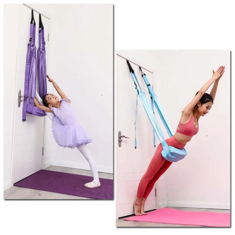 Гибкий растягивающийся ремень для йоги комнатные Эспандеры танцевальная