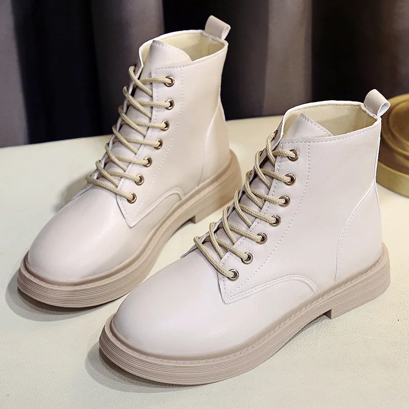 

Женские ботильоны из искусственной кожи, Черные полусапожки на платформе, мотоциклетные ботинки, короткие ботинки в готическом стиле для о...