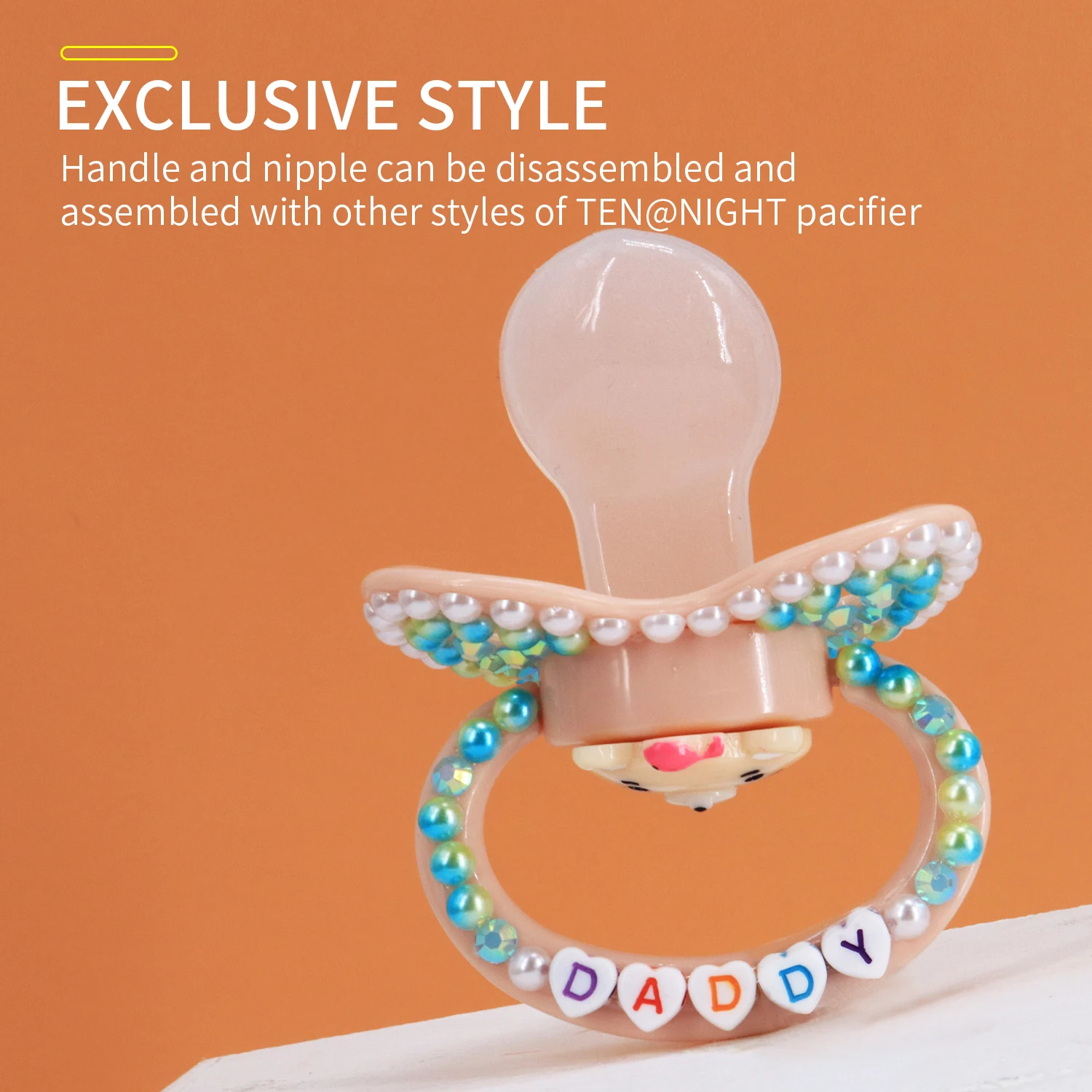 Десять @ ночь ABDL взрослого Размеры соски пустышки по индивидуальному заказу