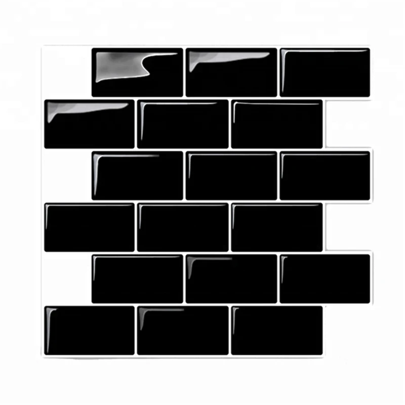 3D настенные наклейки кирпичные обои плитка для кухни Ванная комната Backsplash Aunty