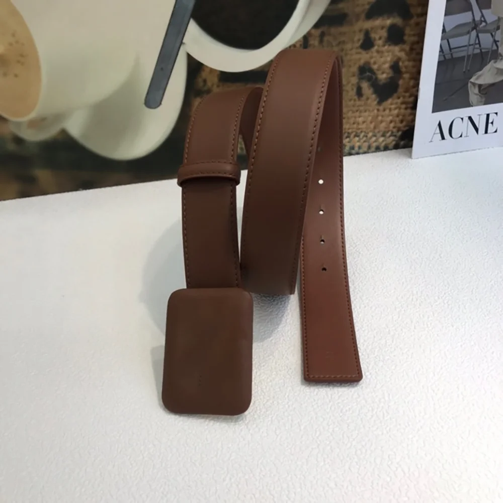 Ремень из натуральной кожи Женский модный роскошный брендовый классический