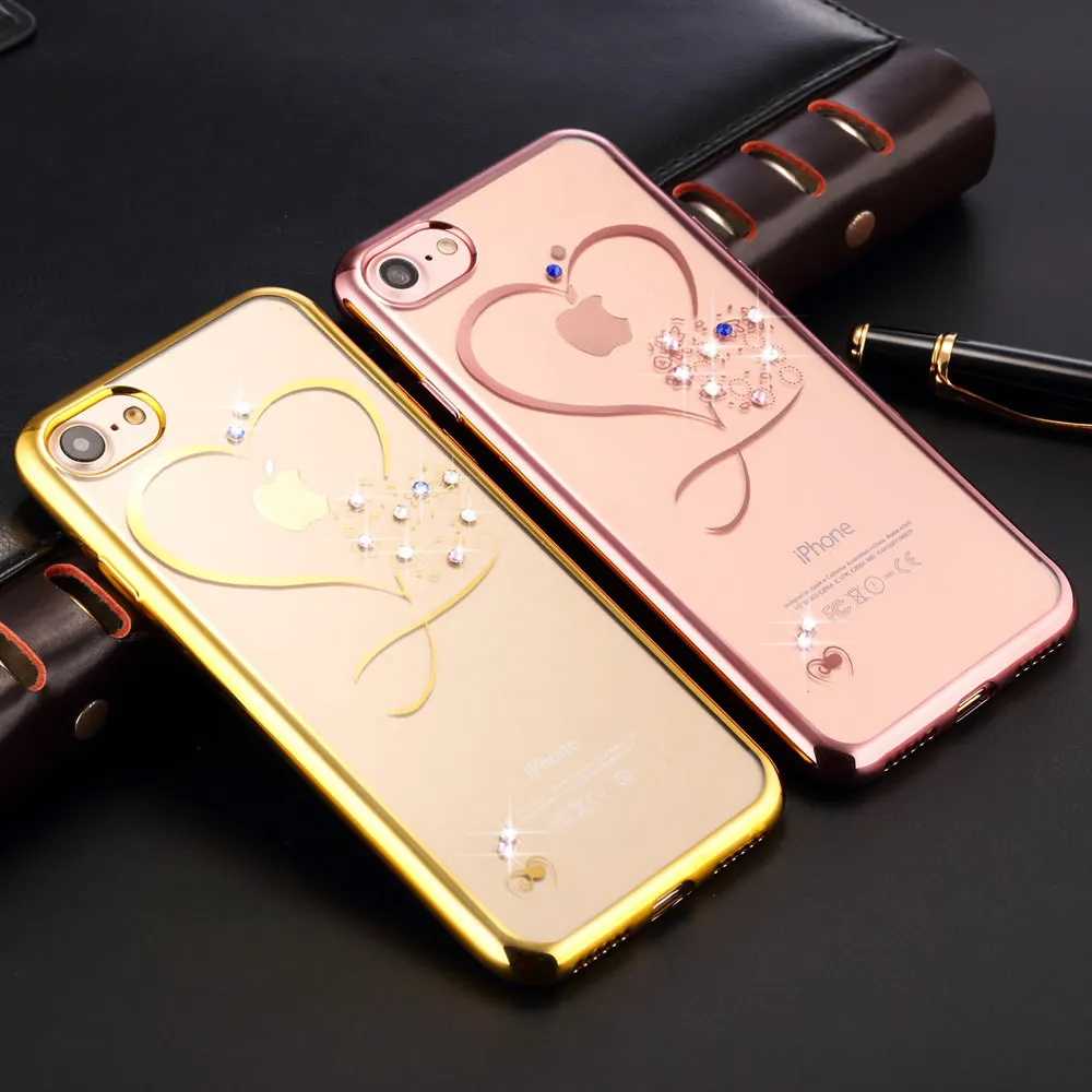 Силиконовый чехол с сердцем для IPhone 11 Pro Max X Xr Xs 8 7 Plus 6S 6 5 5S SE 2020 противоударный