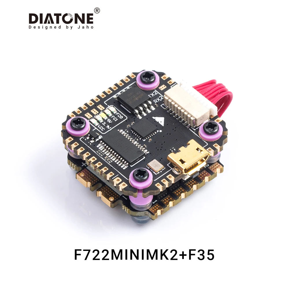 Контроллер полета Diatone MAMBA F722 DJI MINI Flight Controller Stack Port Support port F35 3-6S Max 45A электронный