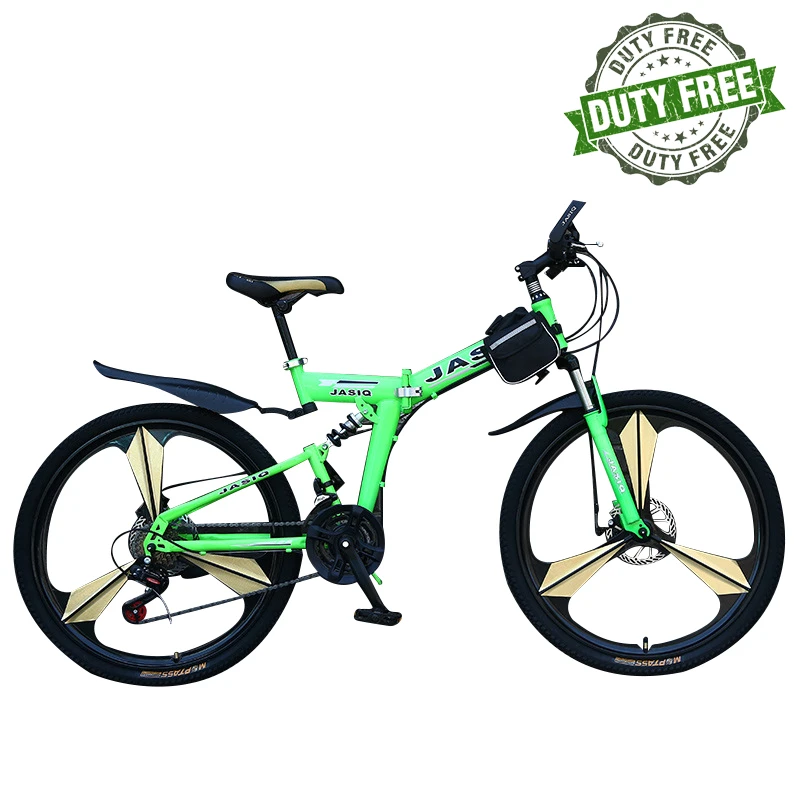 

JASIQ 24/26 дюймов колесо 27 скоростей переменная скорость Дорожный велосипед взрослый горный велосипед складной мужской каркас из углеродистой...