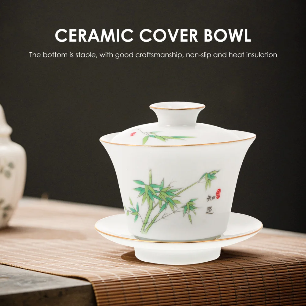 

1 Set Chinese Style Prints Kung Fu Teapot Set Ceramic Tea Cups Teapot Tea Ware
