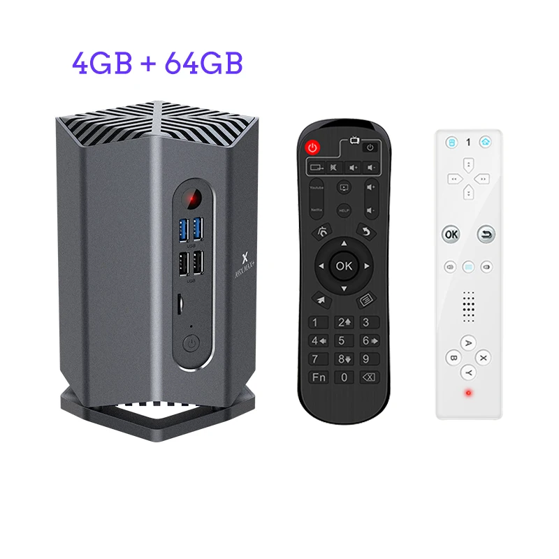LEMFO ТВ приставка EMCP S922X с поддержкой Plex Android 9,0 A95X MAX+ гигабитная сеть 4 Гб ОЗУ 64 Гб ПЗУ Wifi Bluetooth 4,2 игровая ТВ приставка - Цвет: 2 Remote