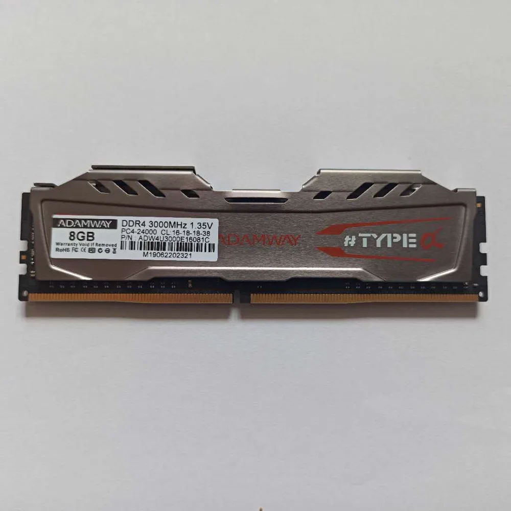 ADAMWAY ОЗУ DDR4 32 ГБ 16 8 2666 МГц 3000 3200 МГц|Оперативная память| |