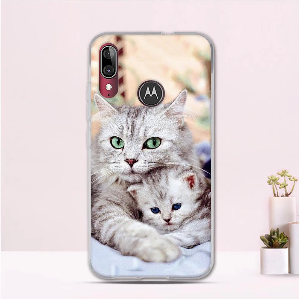 6 1 &quotчехол для Motorola Moto E6 Plus мягкий силиконовый чехол из ТПУ телефона с милыми