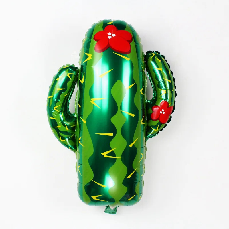 

1Pcs Cactus Foil Balloons Helium Globos Green Cactus Aluminum Balloon Birthday Summer Forest Party Decor Supplies Kids Air Globo