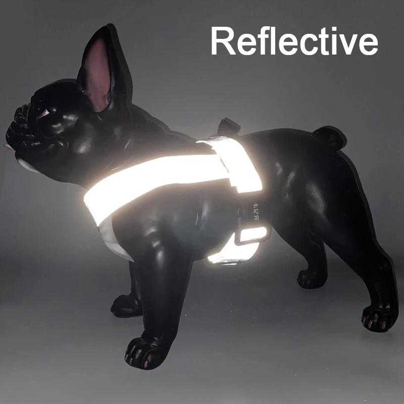 

Pet Harness Reflective Comfortable Breathable Explosion-proof Dog Harness for Large Dogs Vest Outdoor Camping Pet Supplies