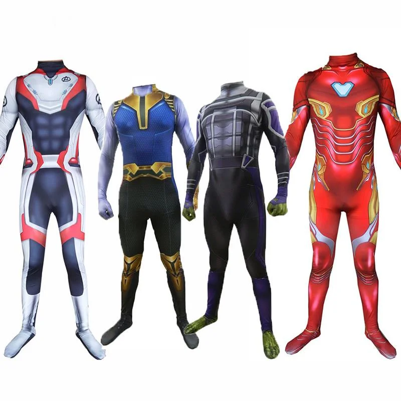 4 Endgame квантовая Сфера Железный человек Халк танос маска для косплея боди