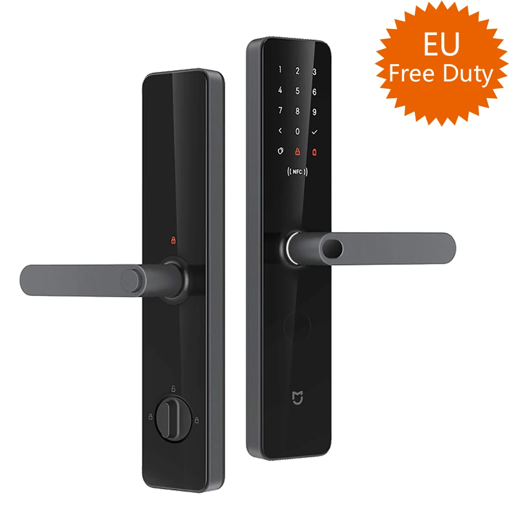 Mijia умный дверной замок отпечаток пальца пароль NFC Bluetooth разблокировка
