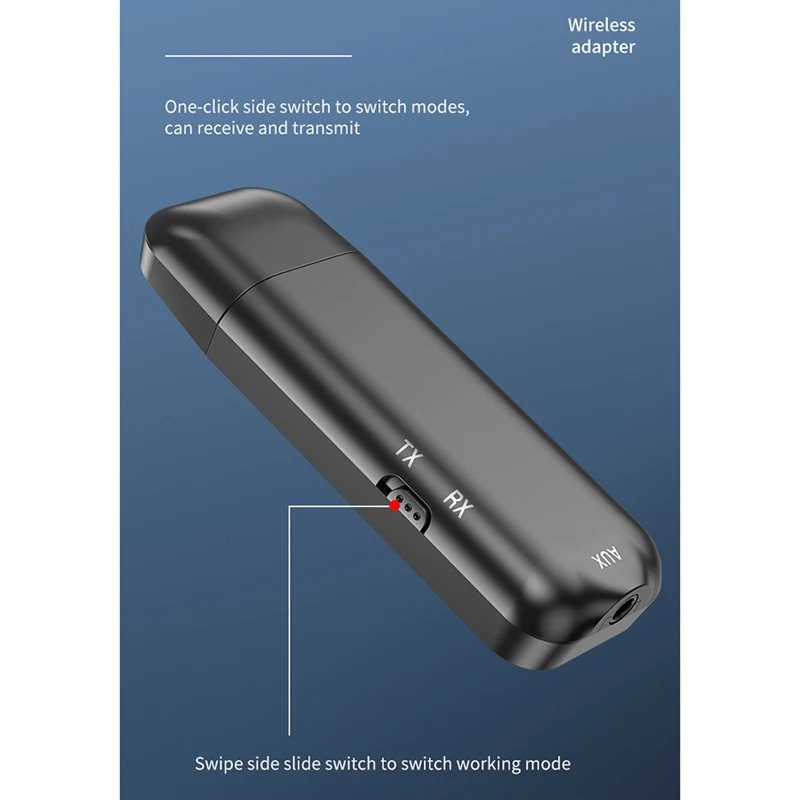 Аудио передатчик MOOL с поддержкой Bluetooth 5 0 и ЖК дисплеем 3 мм|Беспроводные адаптеры|