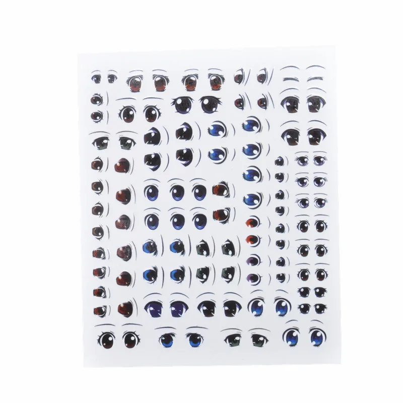 1 шт. водная наклейка для глаз мягкая Сверхлегкая глина кукол сделай сам каменная