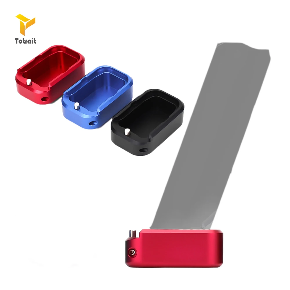 

Tactical Magazine Extension Plus Base Extension base pad Grip Adapter Fit For Glock 17 22 34 35 USPA IPSC IDPA CS Accessories