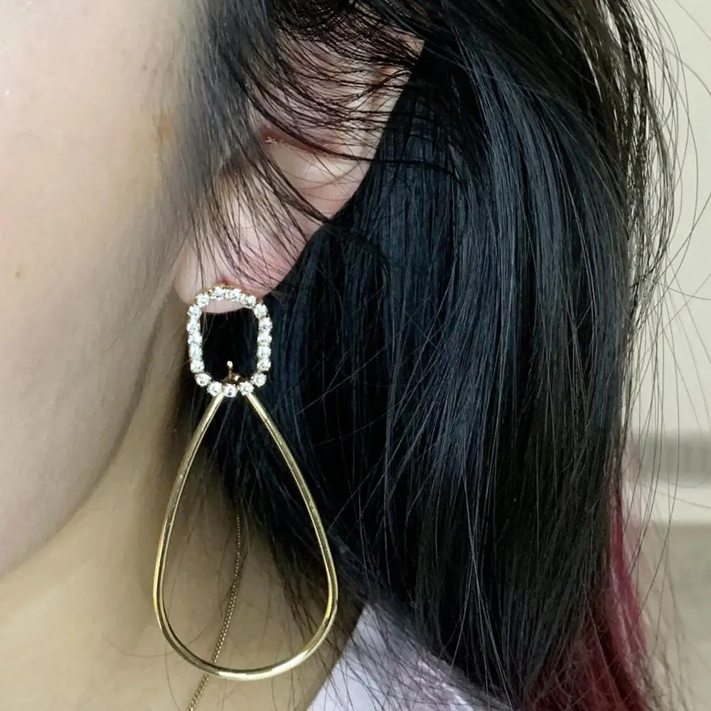 

Women Water Drop Earrings Dangle Earrrings Fashion Evening Party Jewelry