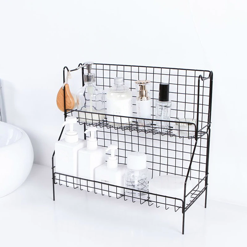 2 слойная железная рама кухонная стойка для хранения металлический офисный