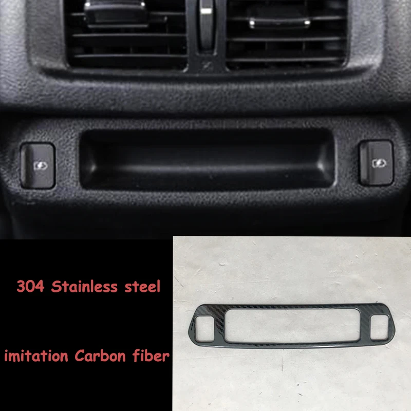 

Stainless steel For Nissan Navara NP300 accessories 2017 2018 2019 car styling Car rear Charging USB interface frame Cover Trim