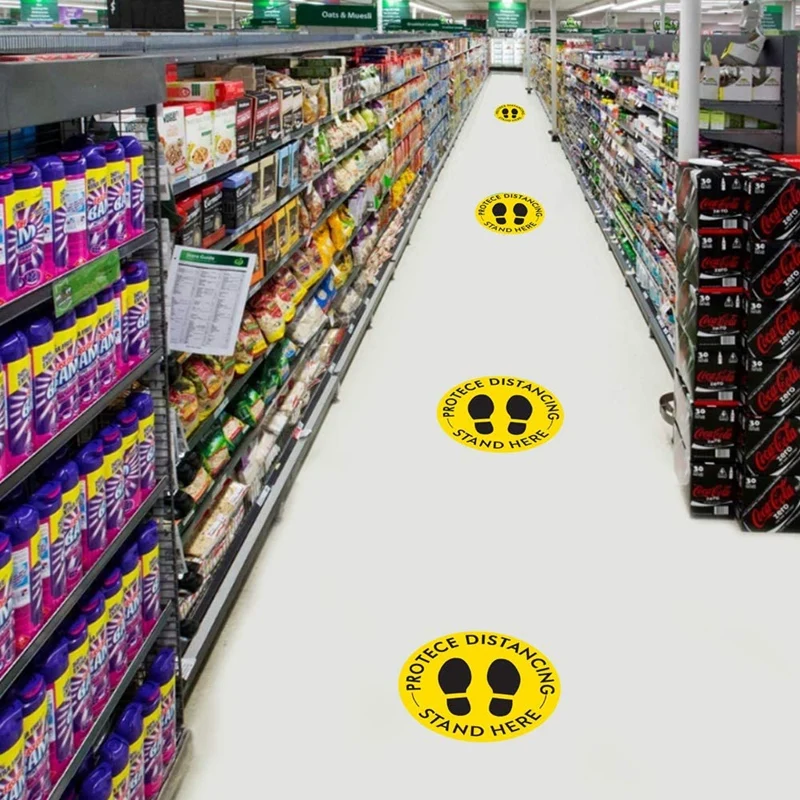 10 шт. противоскользящая наклейка на пол с дистанционным управлением круглый