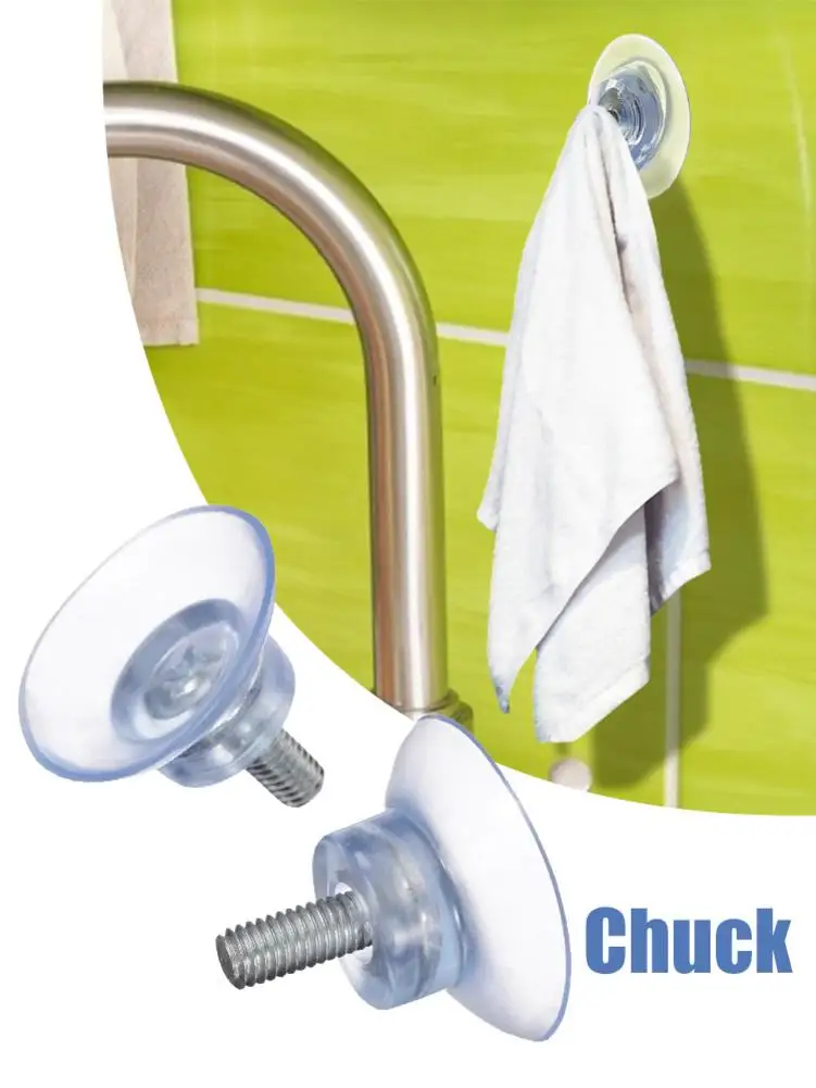 

10pcs Sucker Suction Cup Metal Nut Stud Thread Bathroom Window Glass Wall Mount Furniture Fixture Sign Holders Wall Window Glass