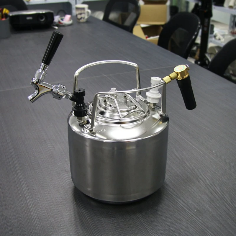 Пивной кран с шариковым замком для домашнего пивоварения из нержавеющей стали