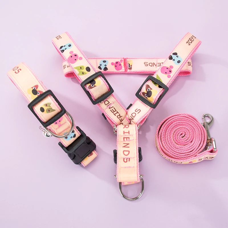 Поводок для собак средний и маленький собачий ошейник поводок плюшевый