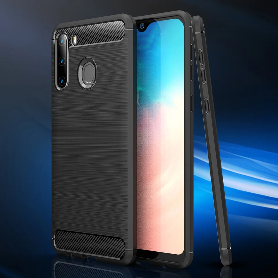 

Чехол из углеродного волокна для Samsung Galaxy A30, чехол из ТПУ для телефона, чехол для Galaxy A40 360, полностью защитные чехлы