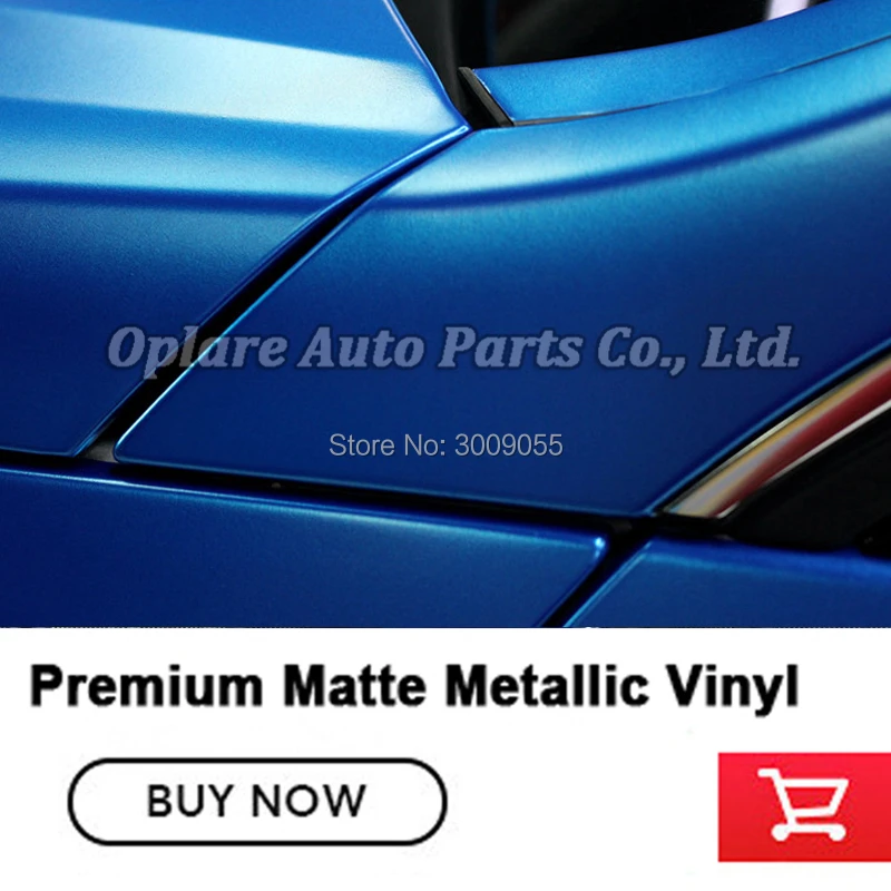 Highest quality matte metallic persian blue wrapping film vinyl wrap with air release Warranty|Наклейки на автомобиль| |
