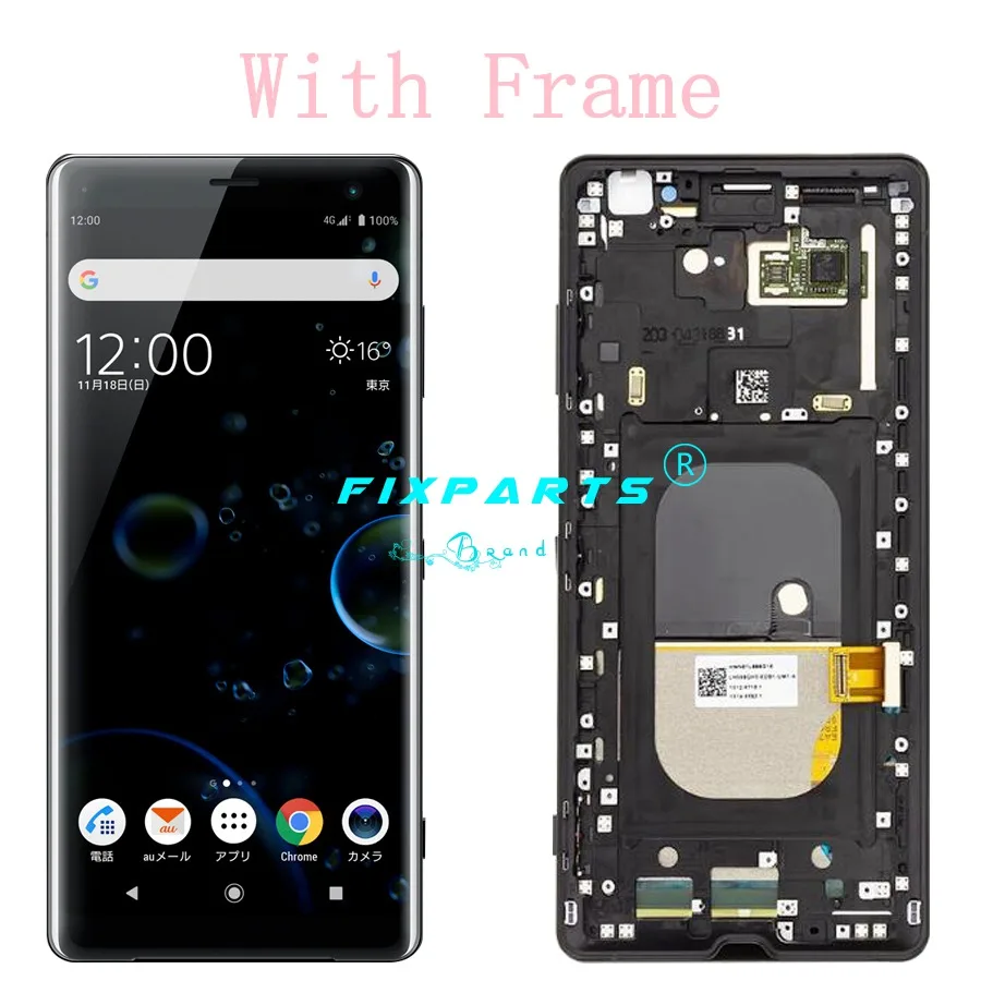 H9493 ЖК для sony Xperia XZ3 ЖК H8416 H9496 дисплей дигитайзер сенсорный экран для 6," sony H9496 ЖК Xperia XZ 3 E5606 экран