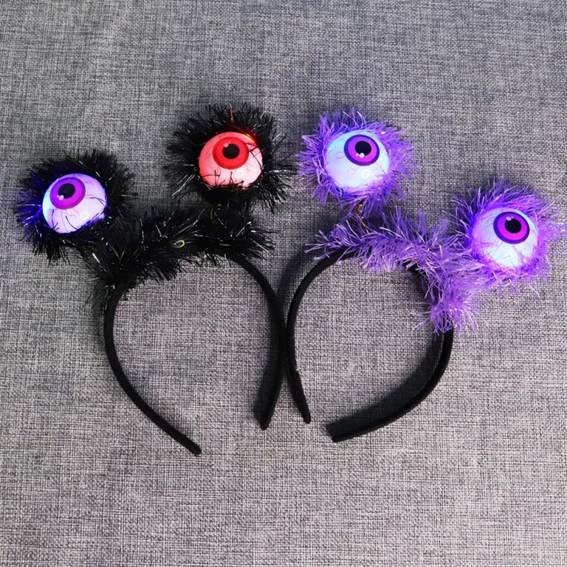 Рождественские Повязки На Голову светодиодный свет светящаяся головная повязка