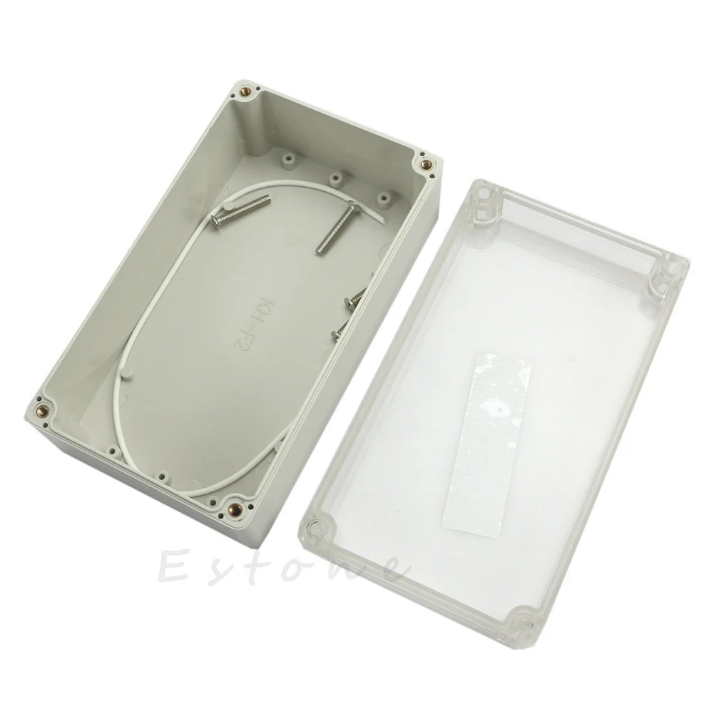 

Clear Electronic Waterproof Project Box Enclosure Plastic Cover Case 158x90x60mm 85DA