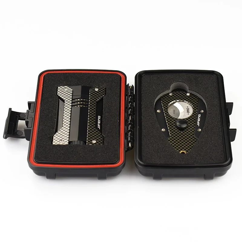 JiFENG Новое поступление оранжевая коробка для сигар путешествий острый сигарный