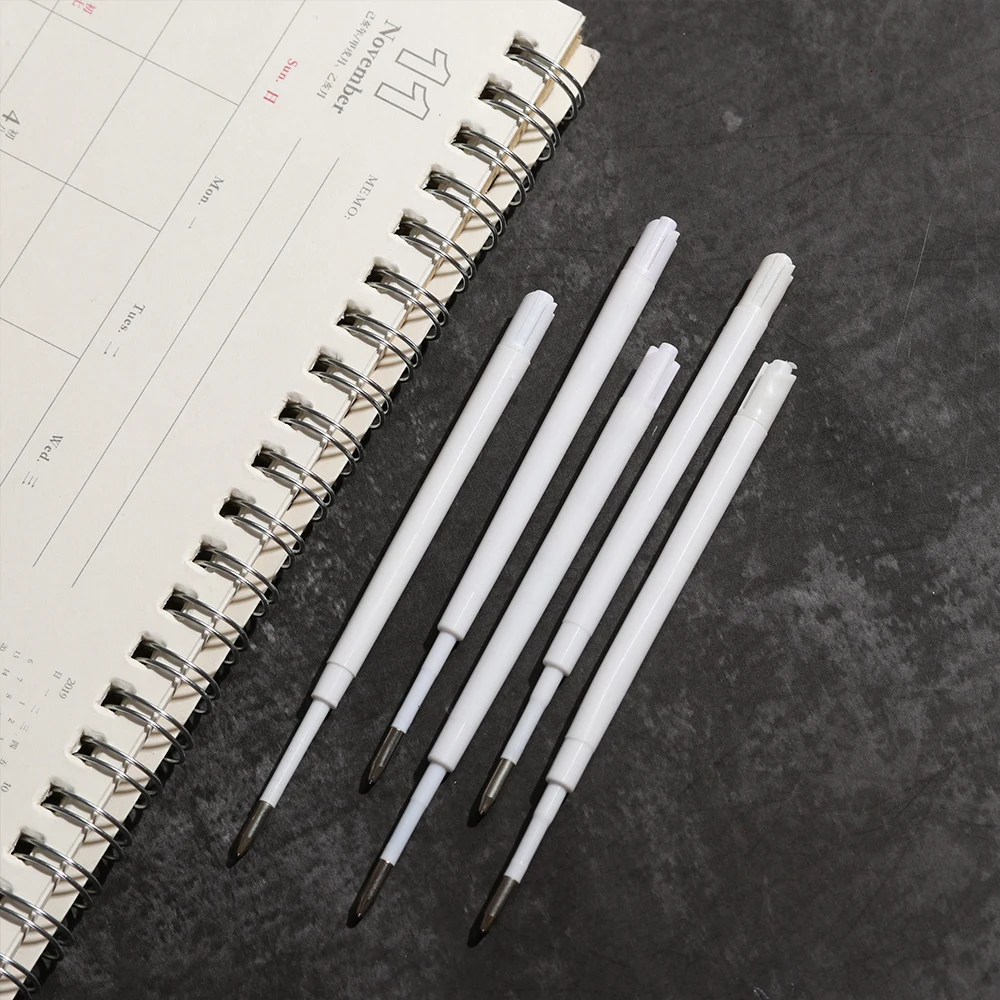 10 шт./лот шариковая ручка для заправки гладкая сменная подписи пластиковая