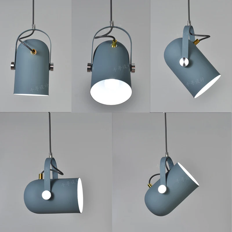 Простые промышленные одиночные фары скандинавские современные светодиодные E27