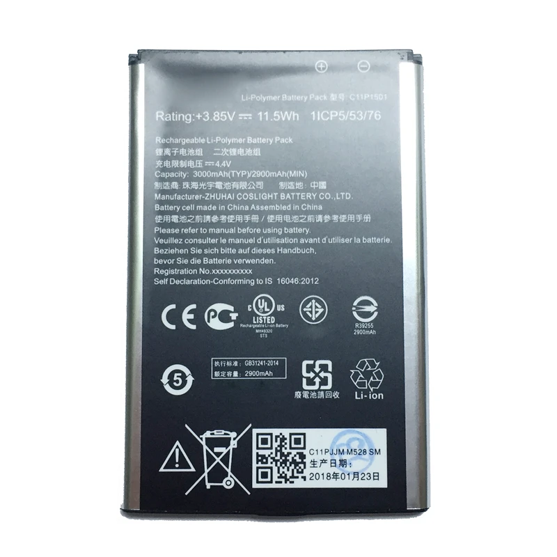 C11P1501Li Polymer Аккумулятор для ASUS ZenFone2 Laser 5 дюйма/6 дюймов Zenfone Selfie ZE550KL ZE601KL Z00LD Z011D ZD551KL